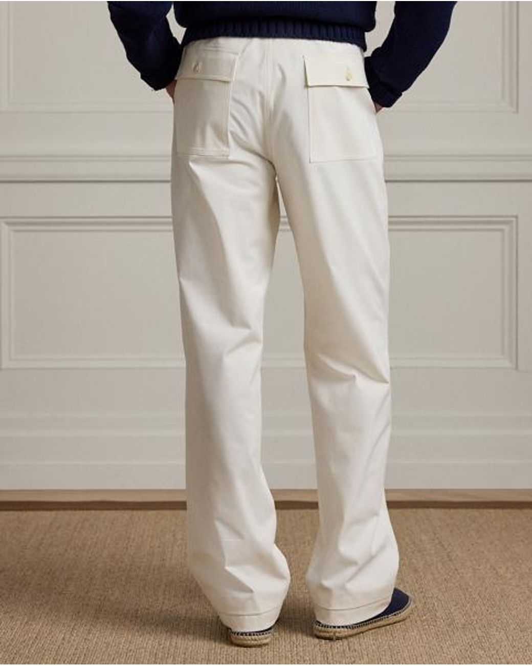 Ralph Lauren Natural Hand-Tailored Relaxed Fit Sailor Trouser for men
