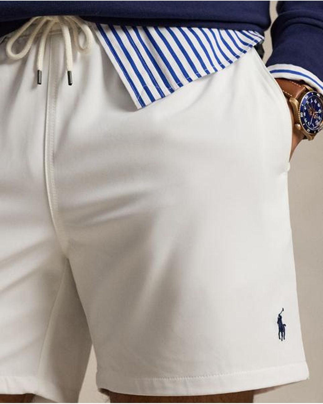 Polo Ralph Lauren Blue 14.5 Cm Traveller Classic Swimming Trunk for men