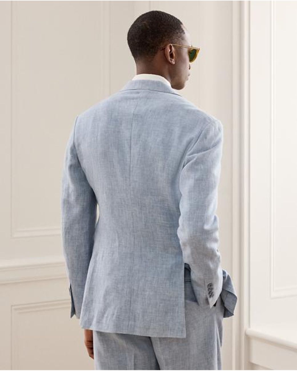 Ralph Lauren Blue Glenn Hand-Tailored Chambray Jacket for men