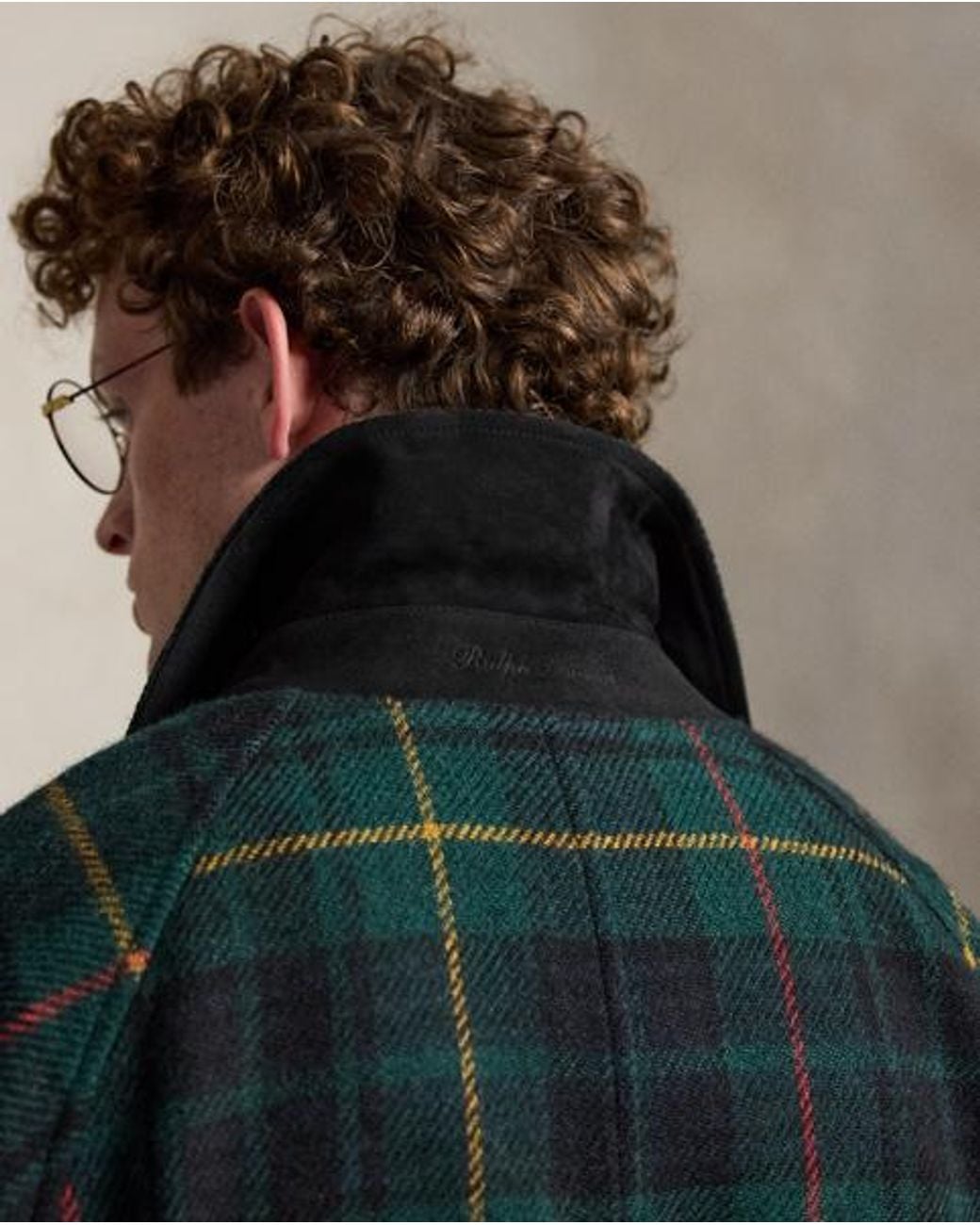 Polo Ralph Lauren Multicolor Plaid Tweed Balmacaan Coat for men