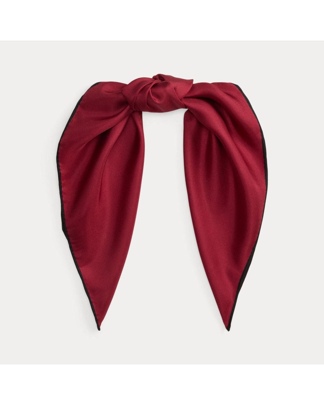 Ralph Lauren Red Dog Silk Square Scarf