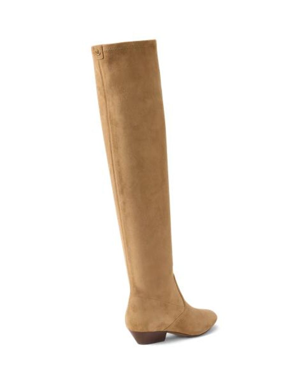 Ralph Lauren Brown Weslee Sheep-Suede Tall Boot