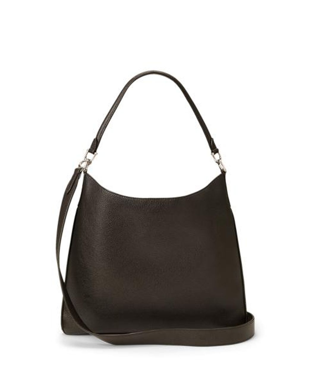 Ralph Lauren Black The Ralph Goatskin Slim Tote