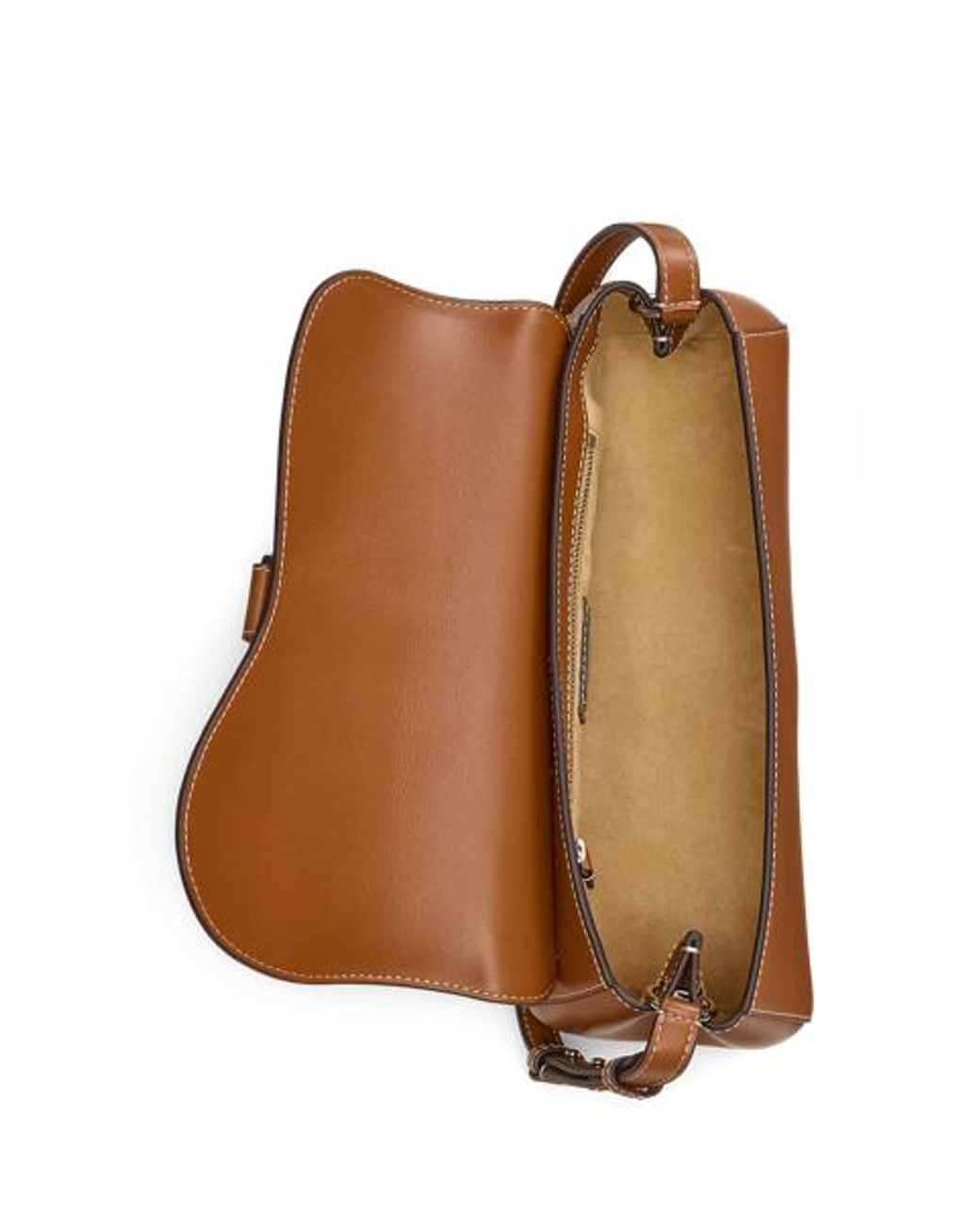 Ralph Lauren Blue Leather Medium Tasha East-West Bag