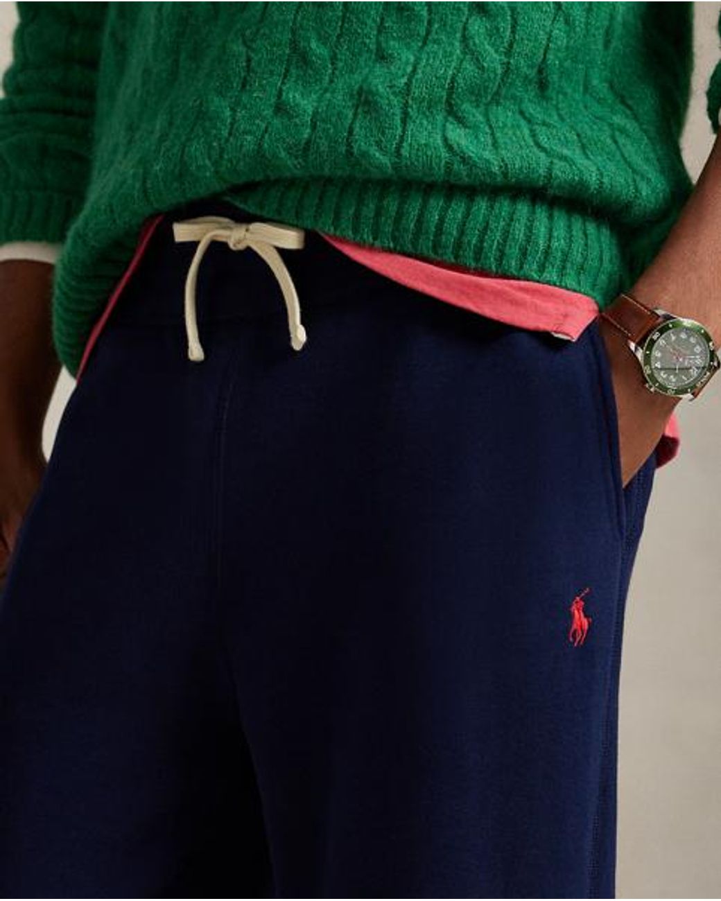 Polo Ralph Lauren Blue The Rl Fleece Tracksuit Bottoms for men