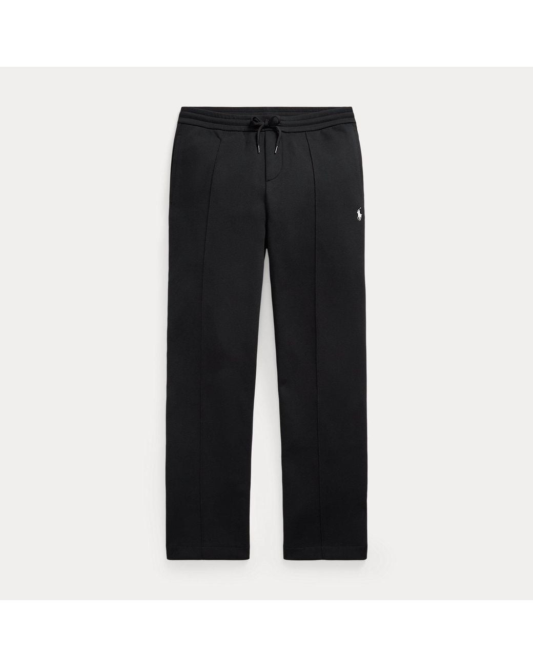 Polo Ralph Lauren Black Double-Knit Drawstring Trouser for men