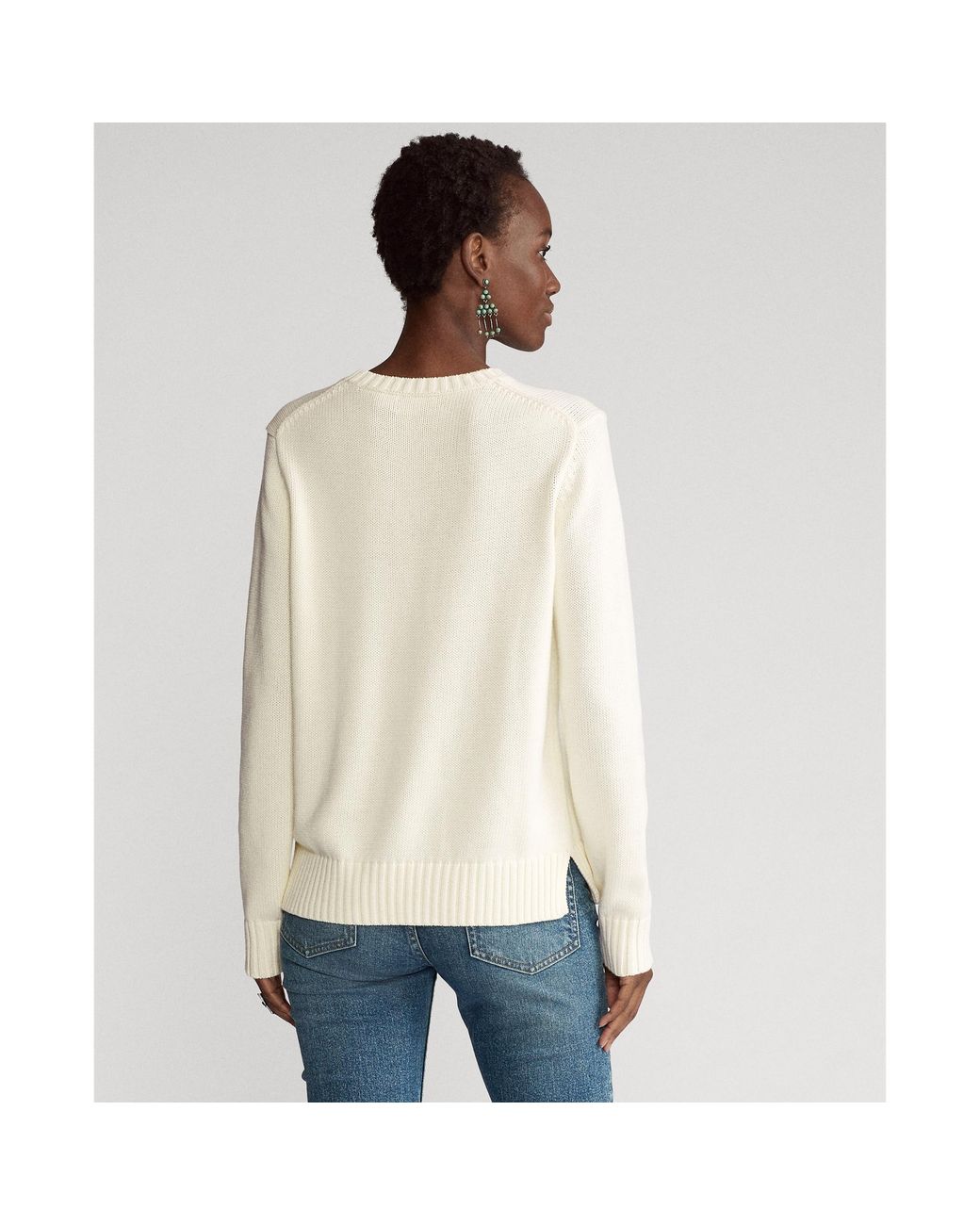 Ralph Lauren Cowboy Polo Bear Jumper | Lyst