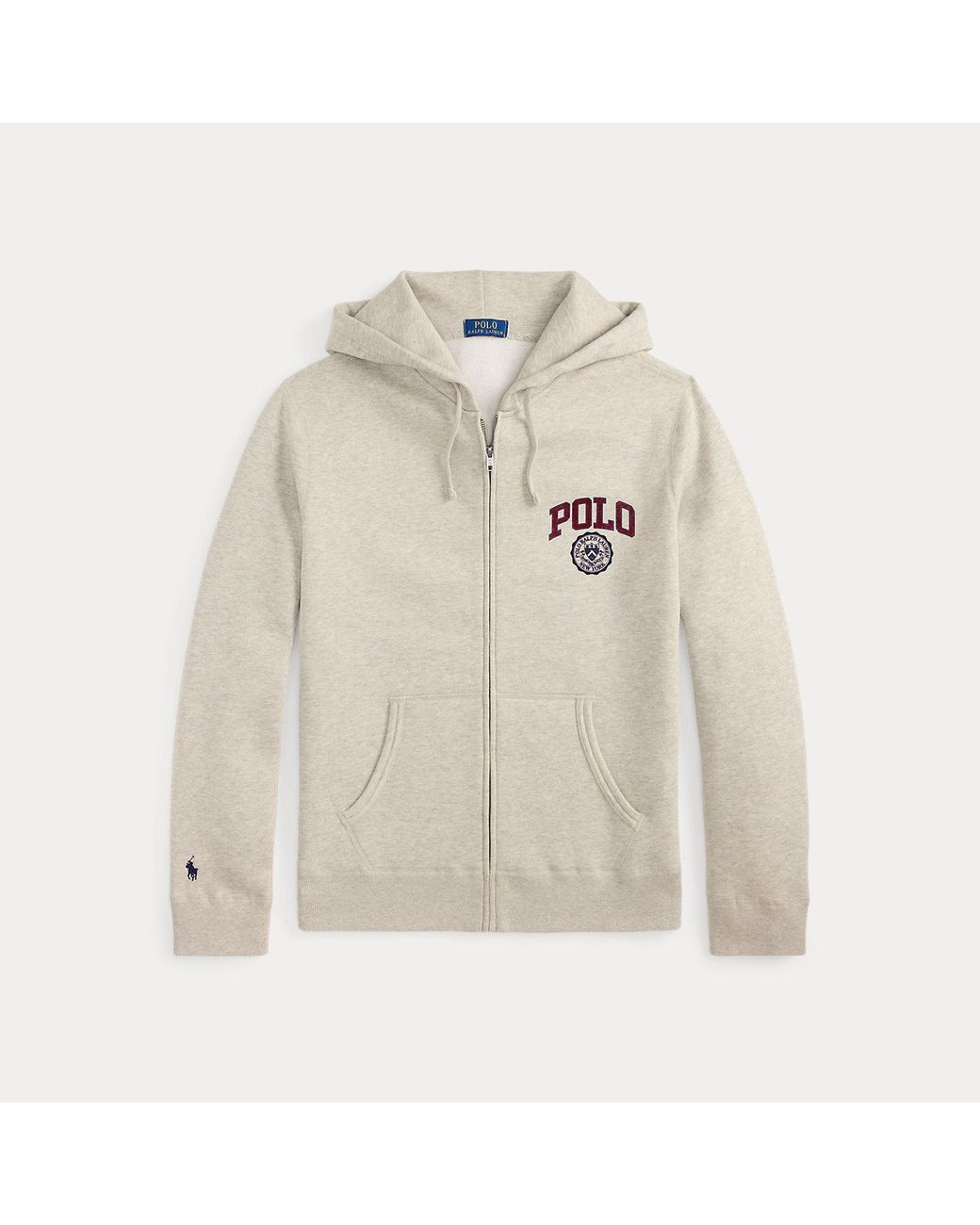 Polo Ralph Lauren Natural Logo Fleece Full-Zip Hoodie for men