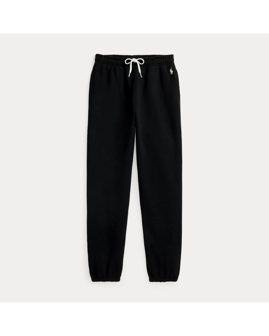 Polo Ralph Lauren Black Drawstring Fleece Tracksuit Bottoms