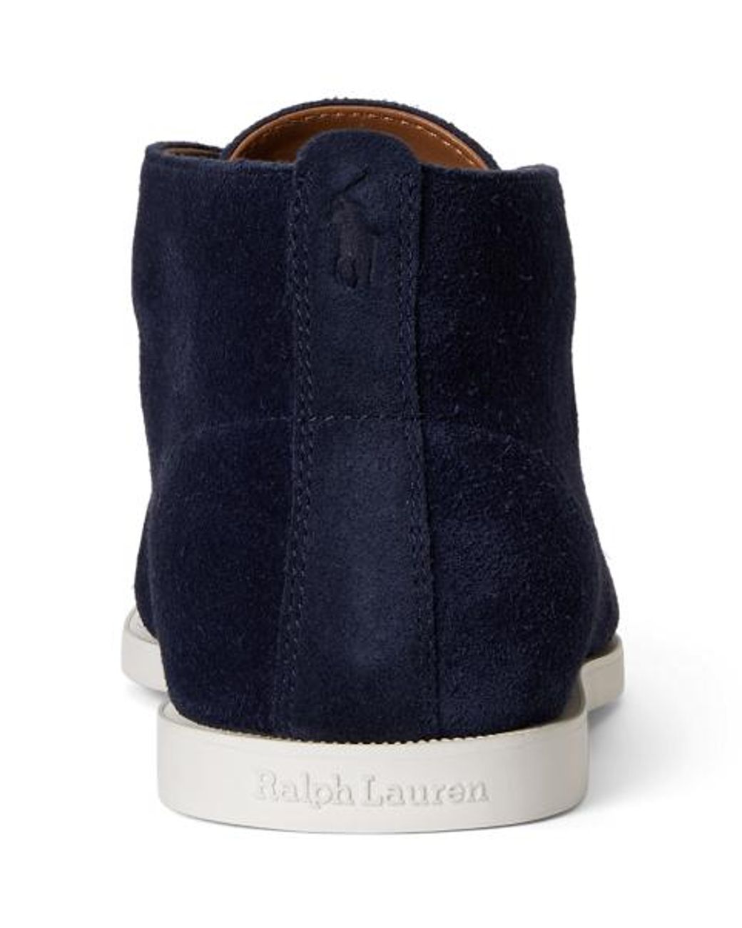 Polo Ralph Lauren Blue Merton Suede Chukka Loafer for men