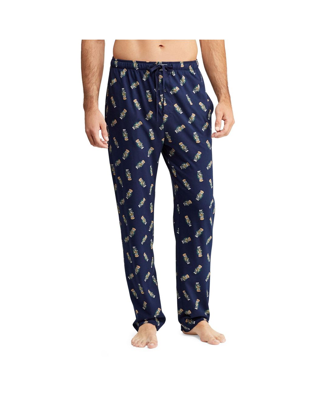 Polo Ralph Lauren Polo Bear Cotton Pajama Pant in Blue for Men | Lyst