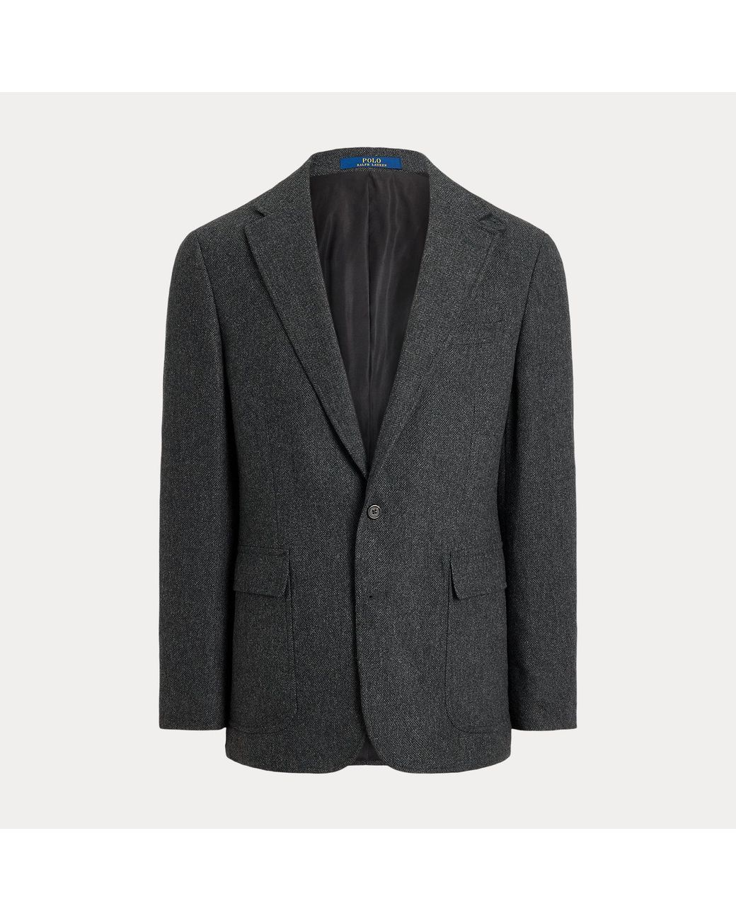Polo Ralph Lauren Black Polo Modern Fit Broken-Twill Blazer for men