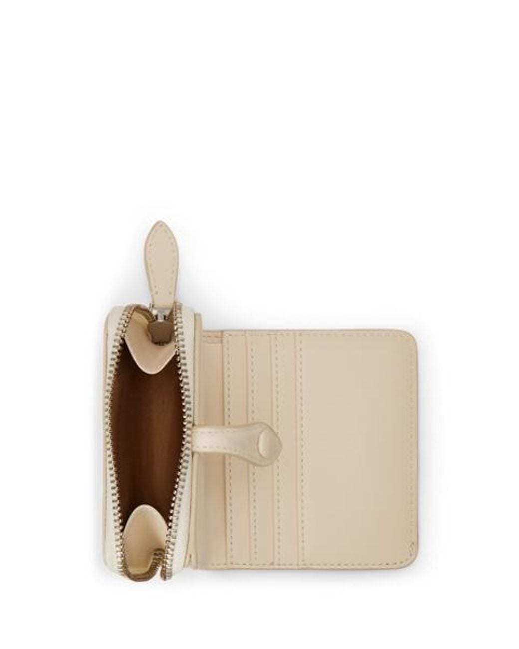 Polo Ralph Lauren Natural Polo Bear Leather Compact Wallet