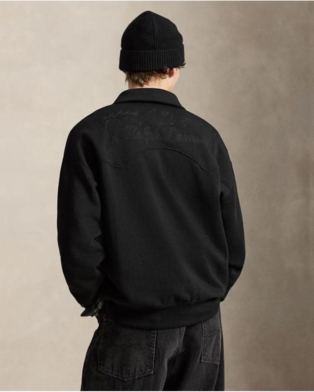 Polo Ralph Lauren Black Polo Ralph Lauren Lauren Yankees Sweatshirt for men