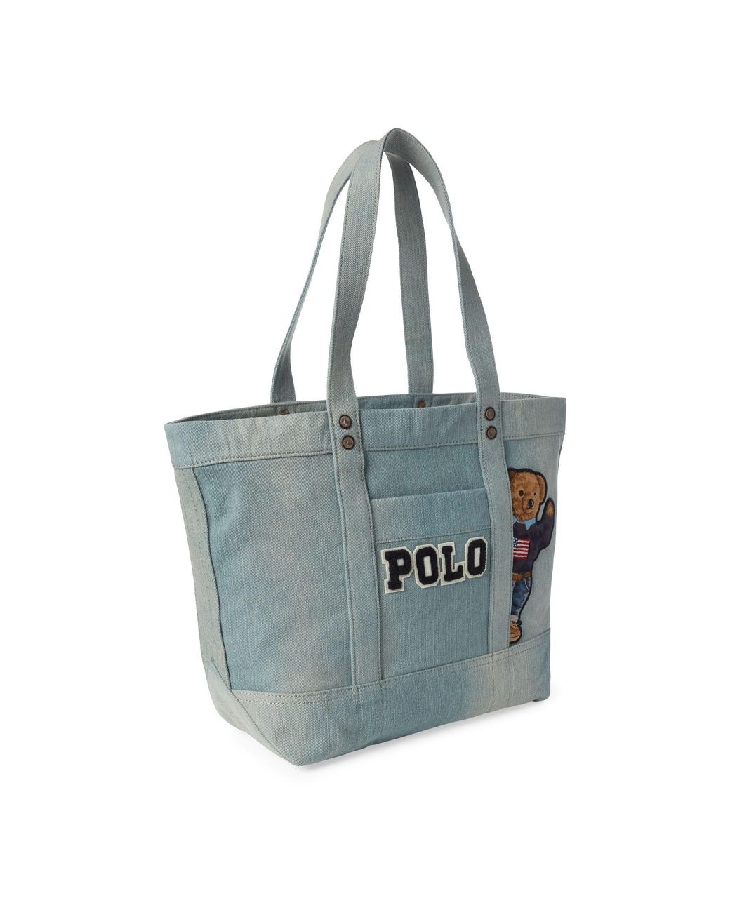 Polo Ralph Lauren Canvas Polo Bear Tote 