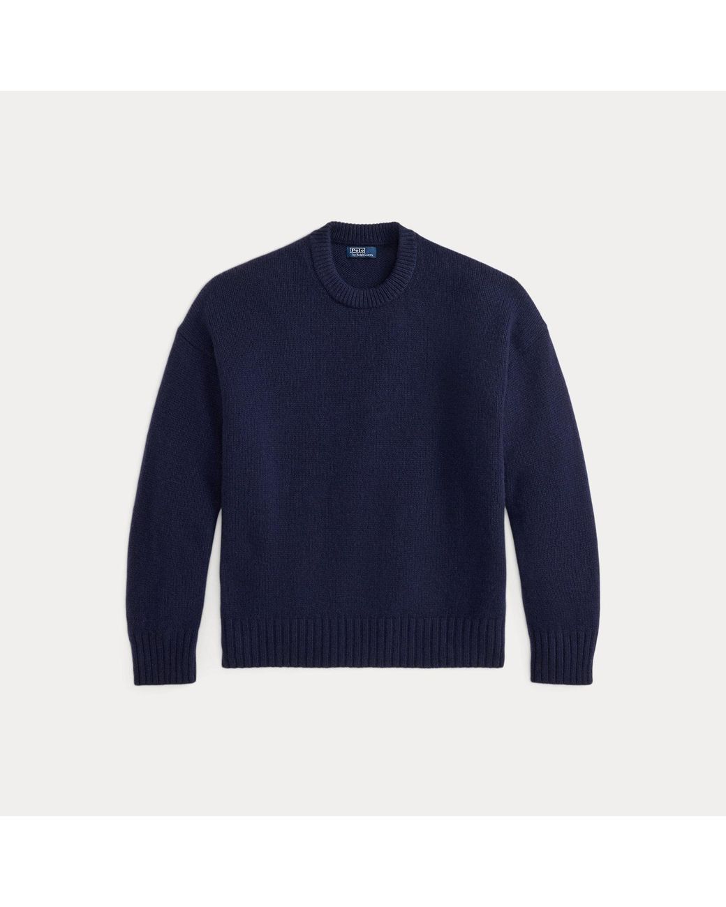 Polo Ralph Lauren Blue Wool Crewneck Jumper