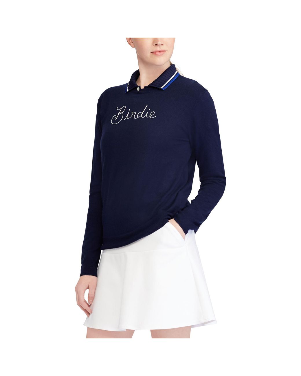 Ralph Lauren Birdie Cashmere Sweater in Blue Lyst