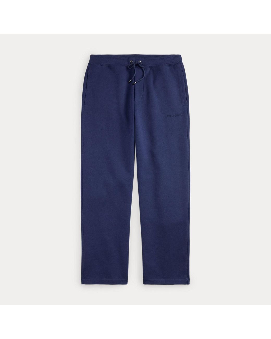 Polo Ralph Lauren Blue Relaxed Fit Double-Knit Tracksuit Bottom for men