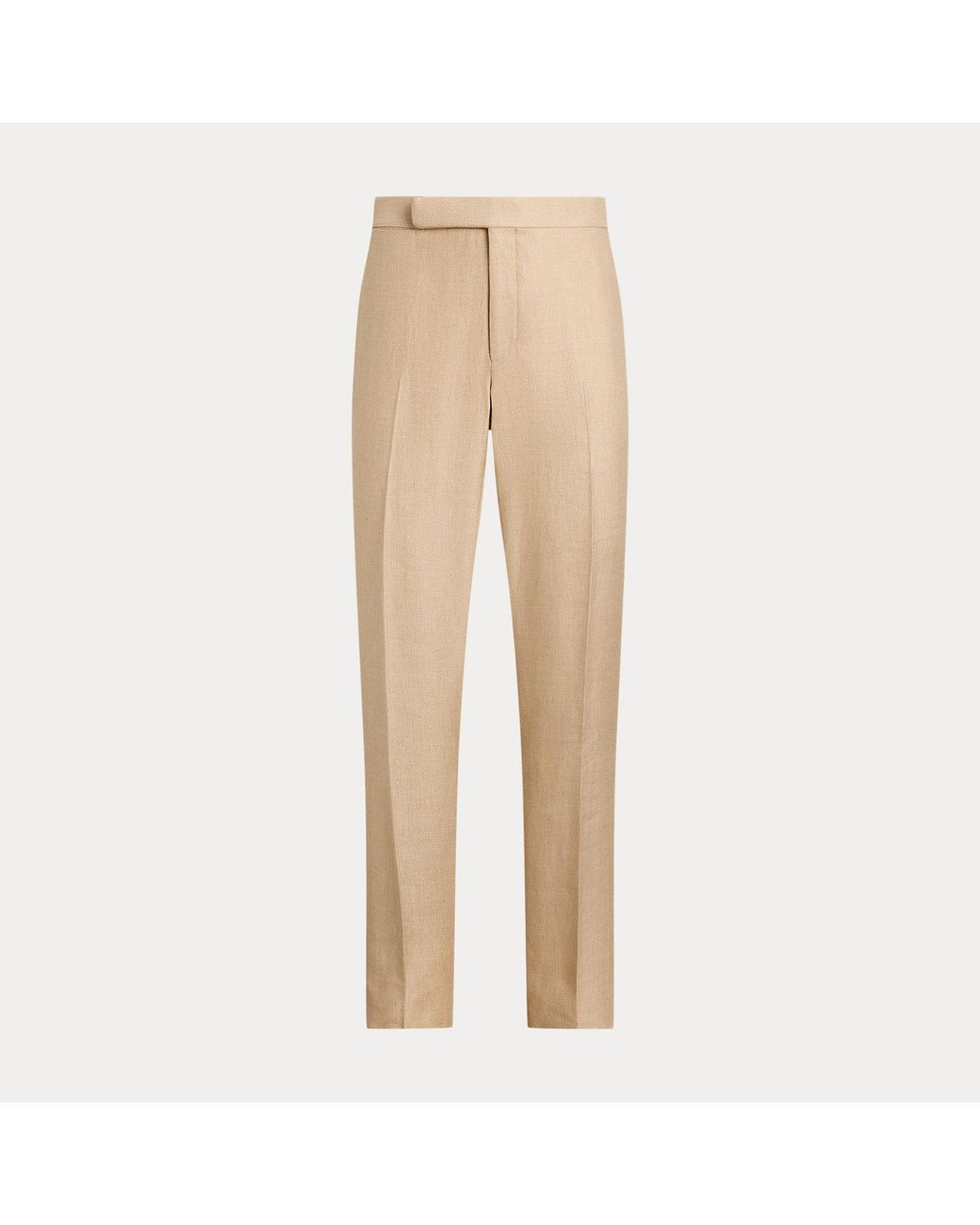 Ralph Lauren Brown Gregory Hand-Tailored Twill Suit Trouser for men
