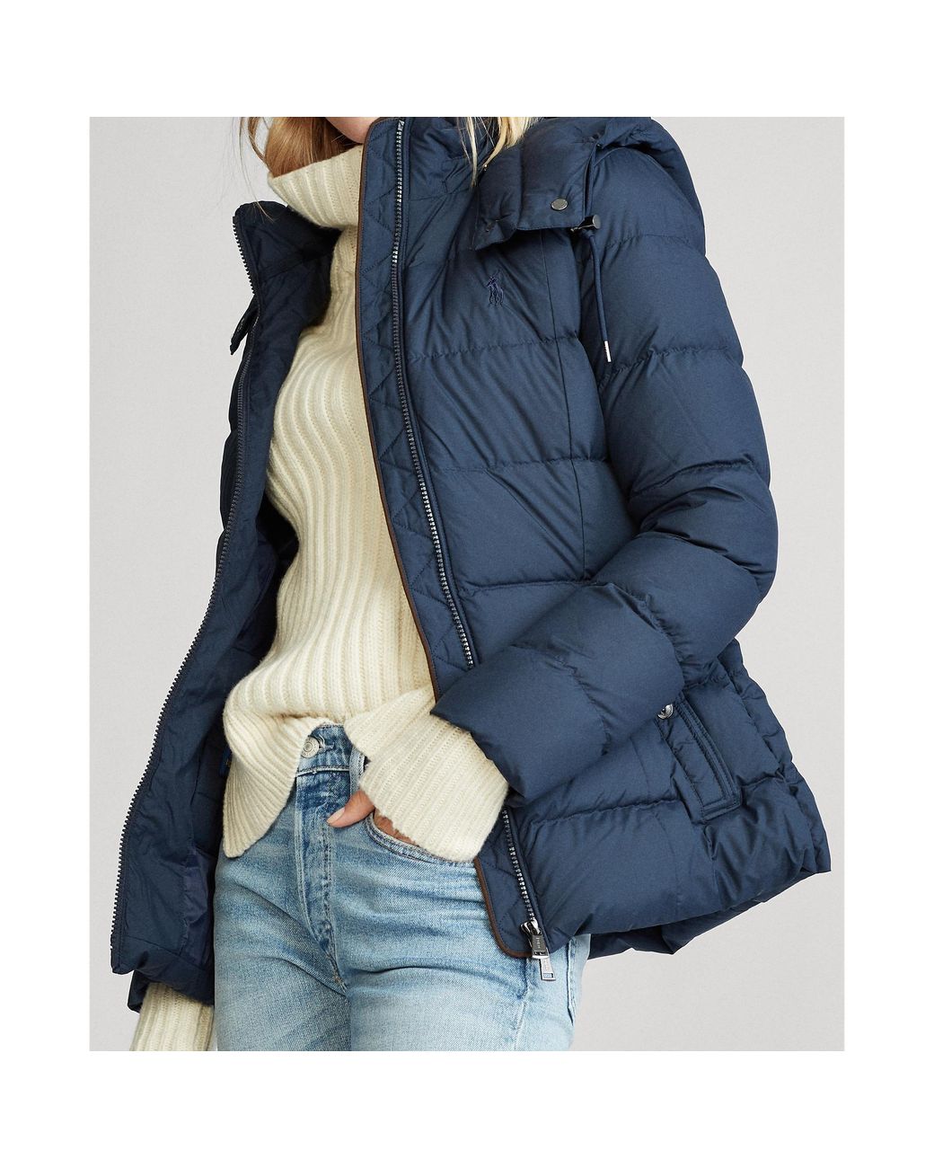 Ralph Lauren Belmont Down-fill Jacket in Blue | Lyst