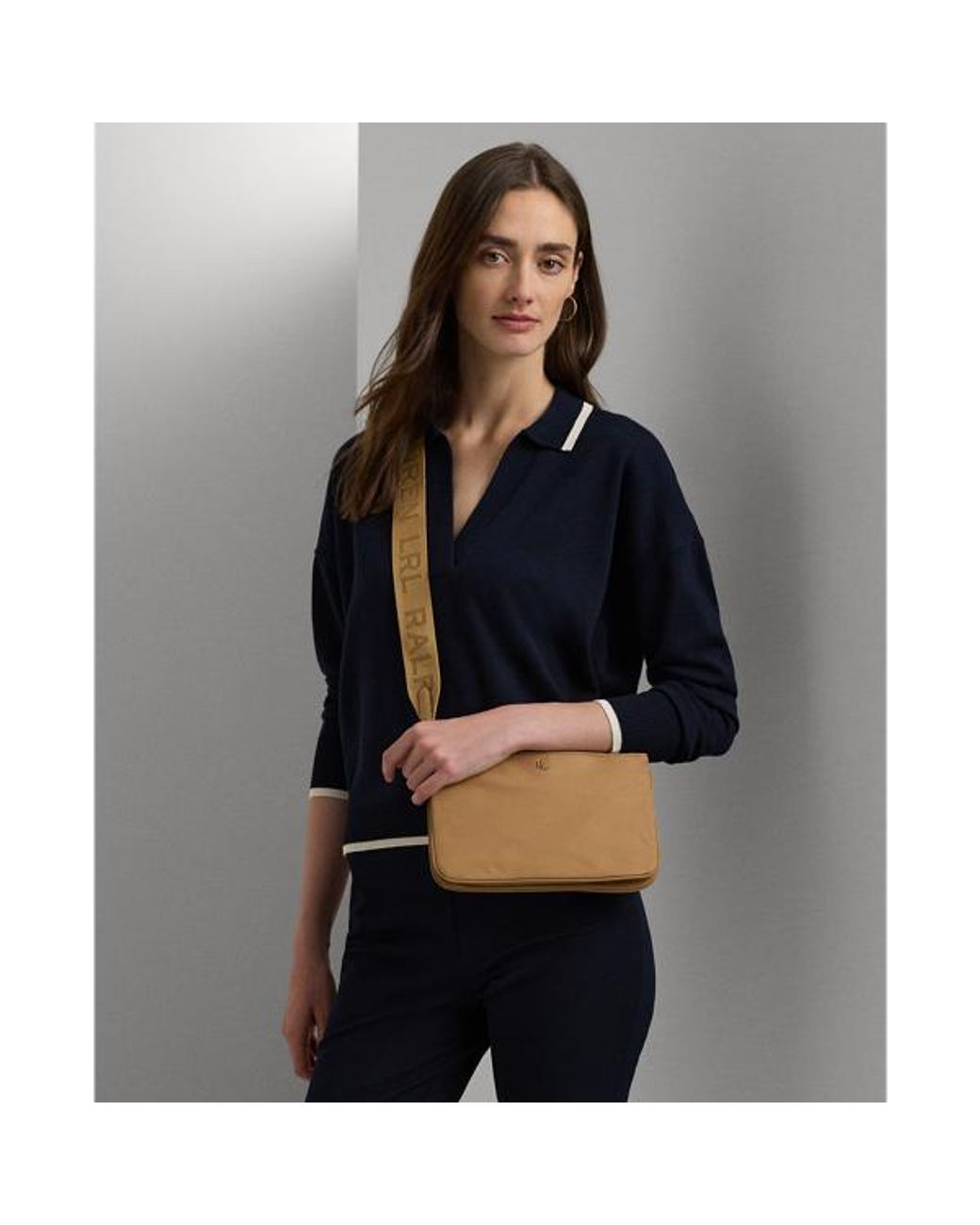 Ralph Lauren Nylon Medium Landyn Crossbody Bag in Blue Lyst UK