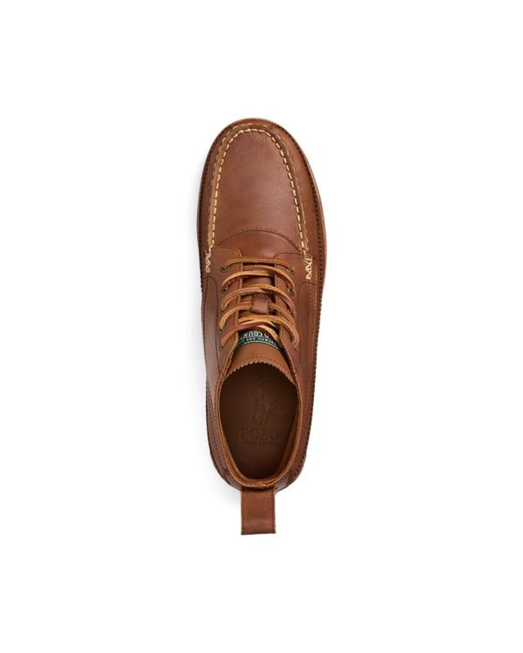 Polo Ralph Lauren Brown Ranger Leather Workboot for men