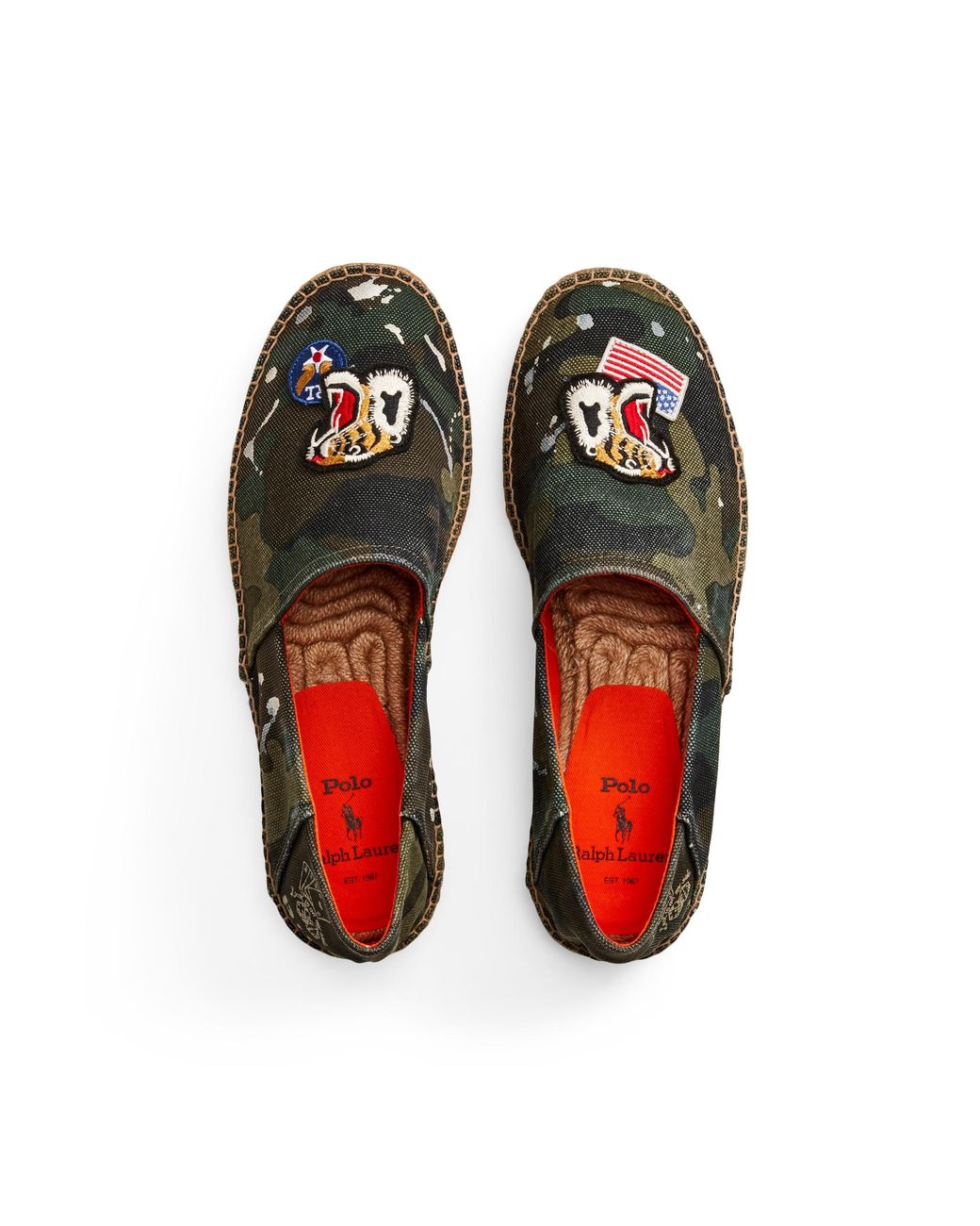 Ralph Lauren Camo Canvas Espadrille for 