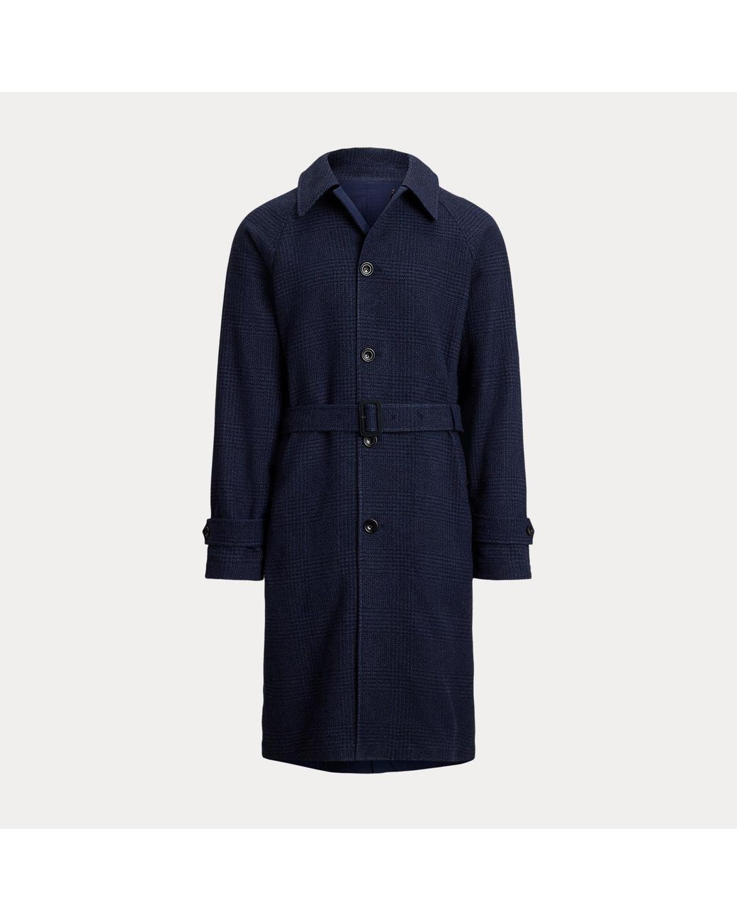 Polo Ralph Lauren Blue Reversible Balmacaan Coat for men