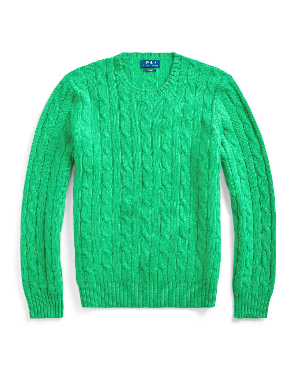 Polo Ralph Lauren Cable-knit Cashmere Sweater in Green for Men - Lyst