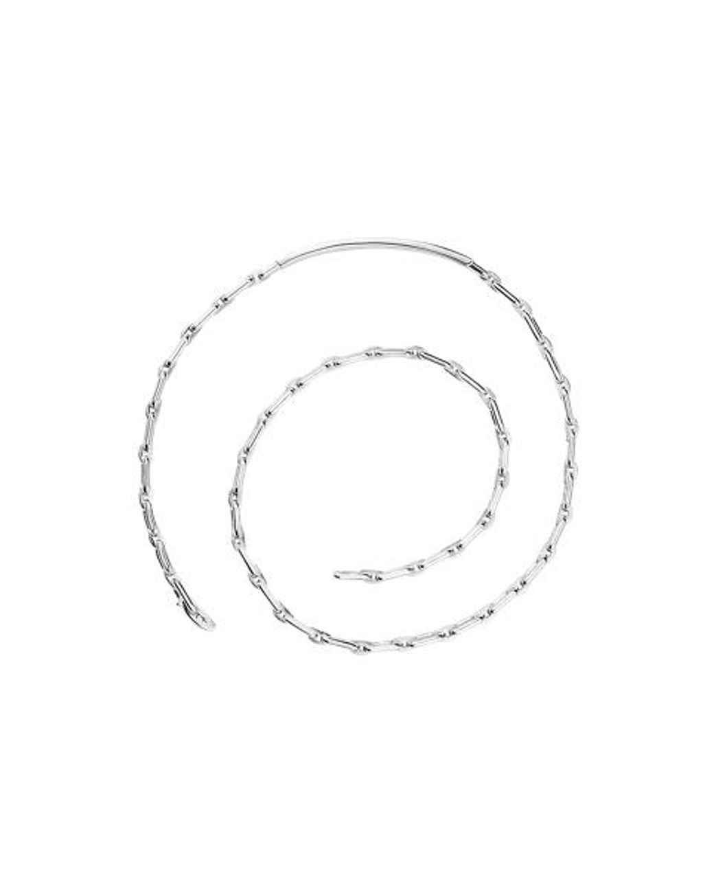 Ralph Lauren White Sterling Silver Id Bracelet