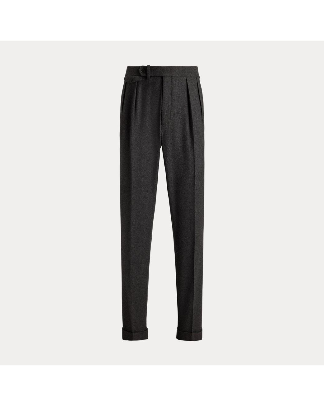 Ralph Lauren Blue Gregory Hand-Tailored Flannel Trouser for men