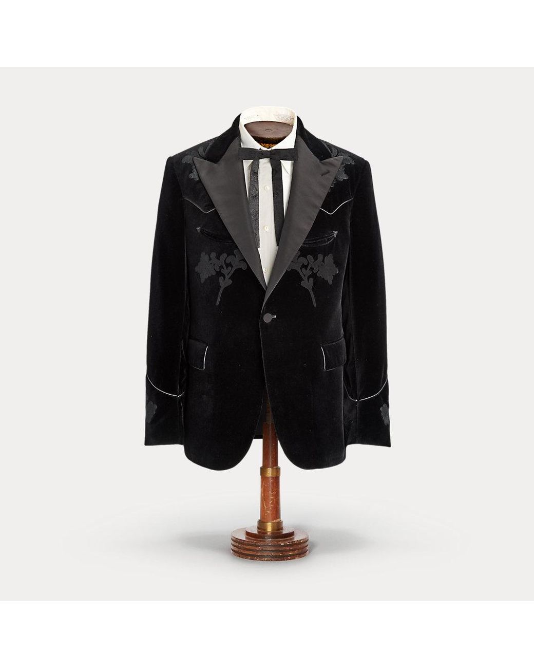 Ralph Lauren Embroidered Velvet Western Tuxedo Jacket in Black for - Main Image
