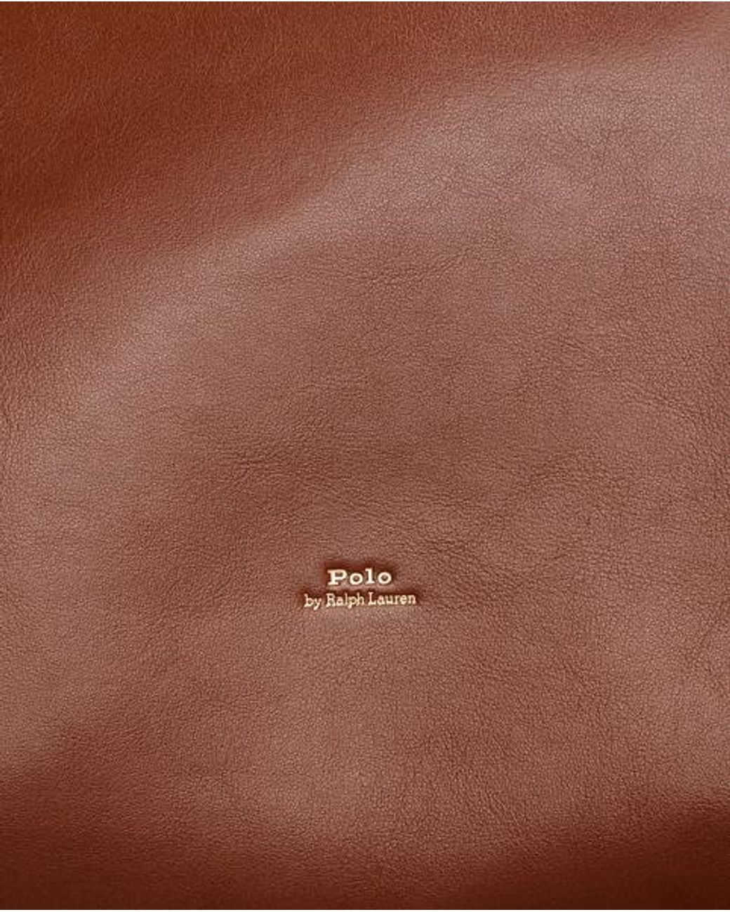 Polo Ralph Lauren Brown Bellport Leather North-South Tote