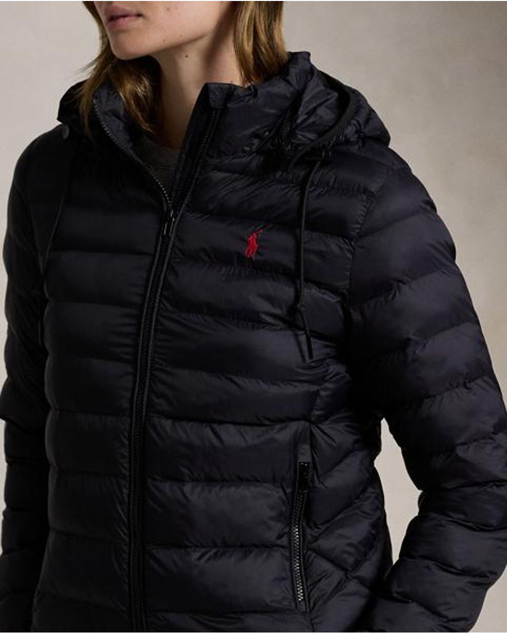 Polo Ralph Lauren Blue Water-Resistant Packable Hooded Jacket