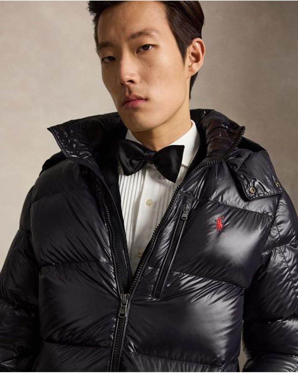 Polo Ralph Lauren Black The Gorham Glossed Down Jacket for men