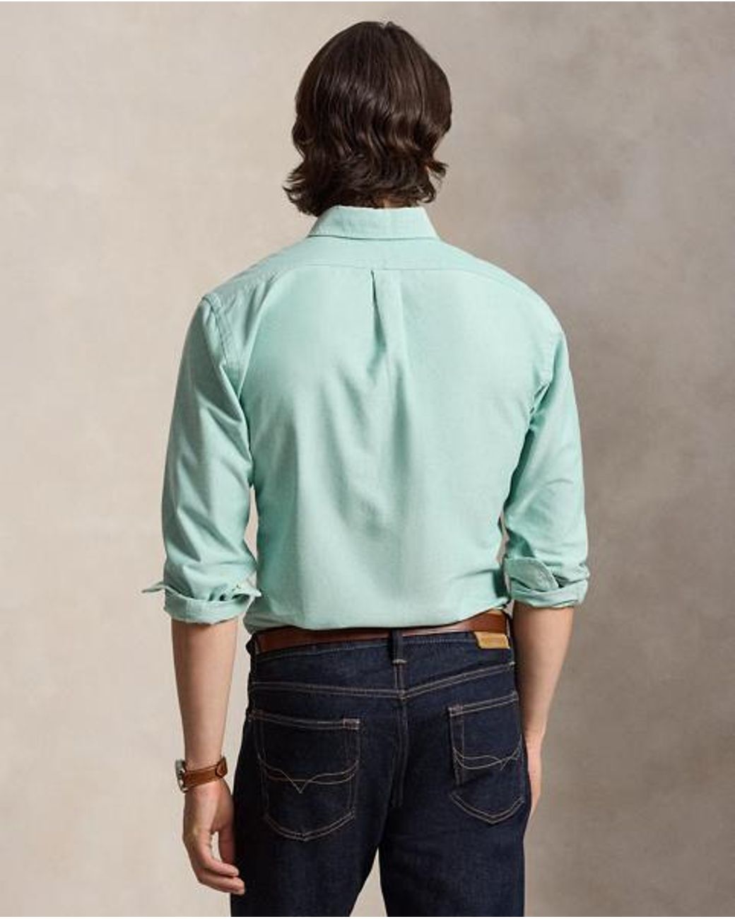 Polo Ralph Lauren Green The Iconic Oxford Shirt for men