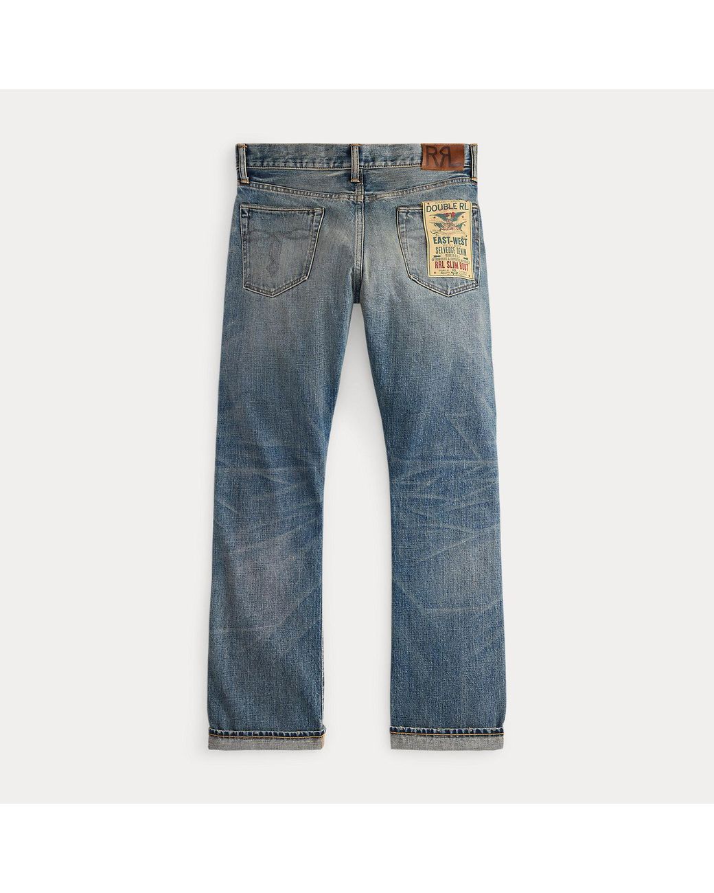 RRL Slim-Fit Bootcut-Jeans Briarfield in Blue für Herren