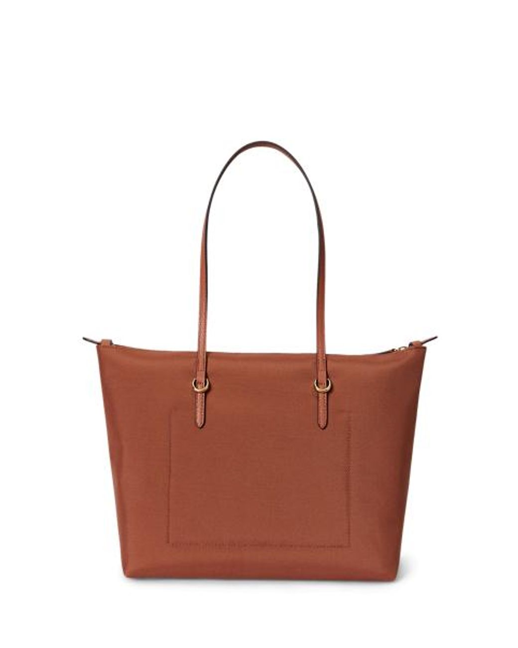 Ralph Lauren Red Medium Keaton Nylon Tote Bag