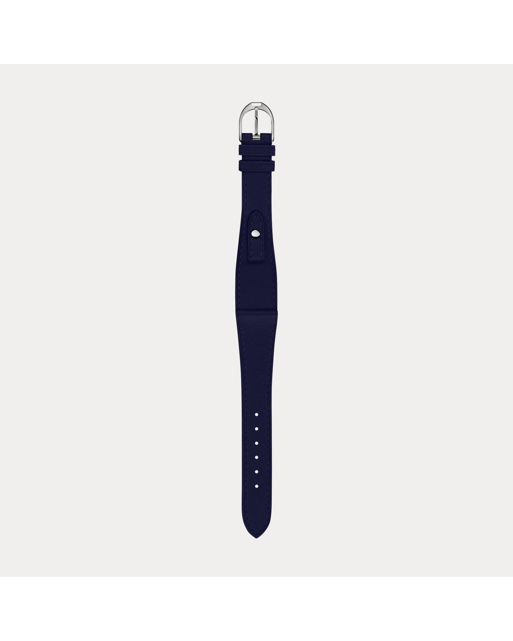 Ralph Lauren Blue Small Stirrup Calfskin Watch Strap