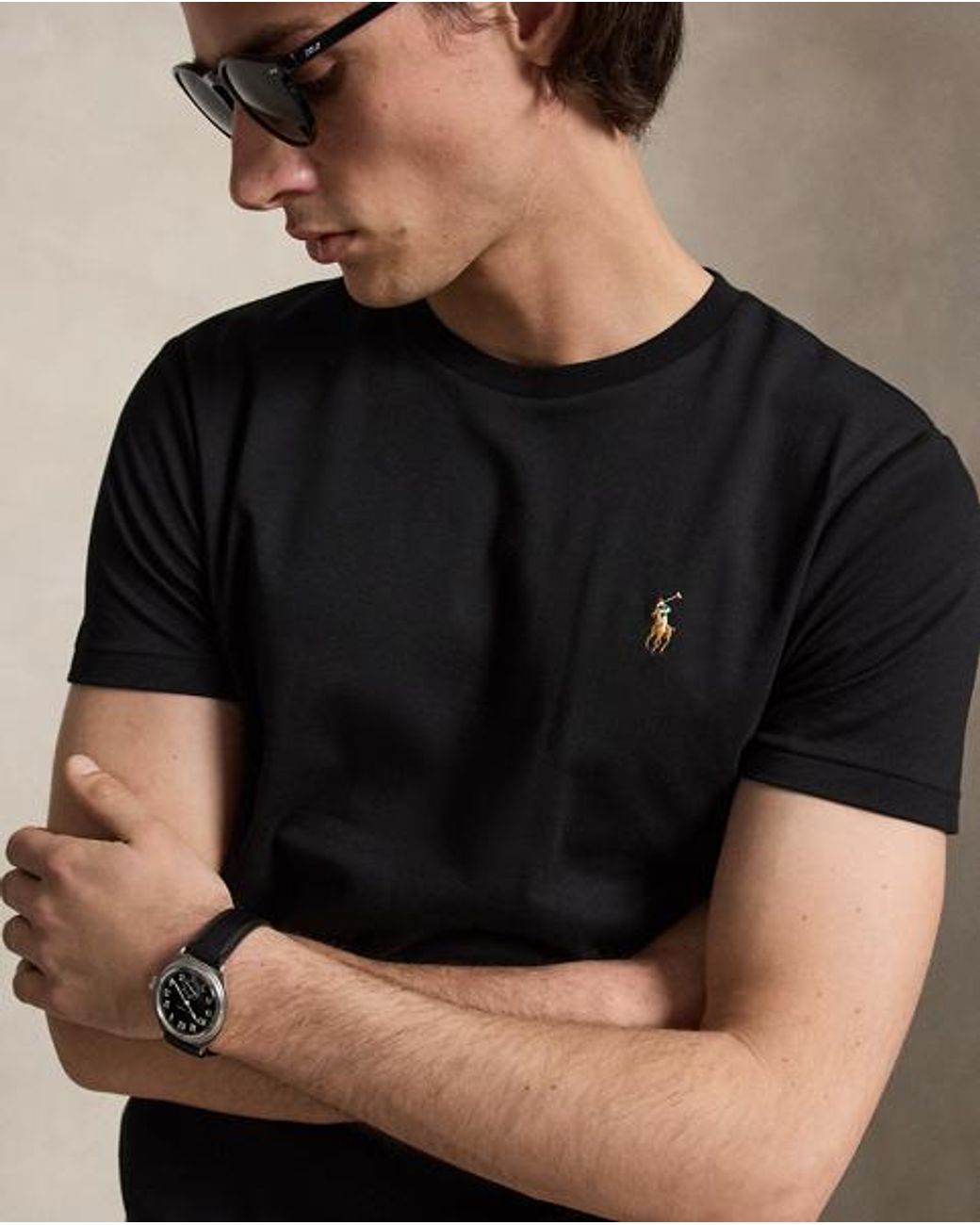 Polo Ralph Lauren White Custom Slim Soft Cotton Tee Iconic Exclusive for men