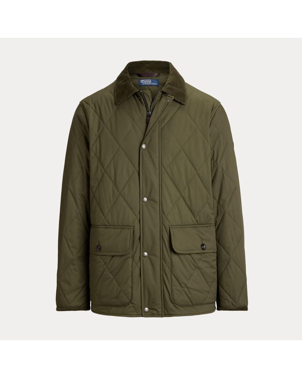 Polo Ralph Lauren Green The Beaton Quilted Car Coat for men