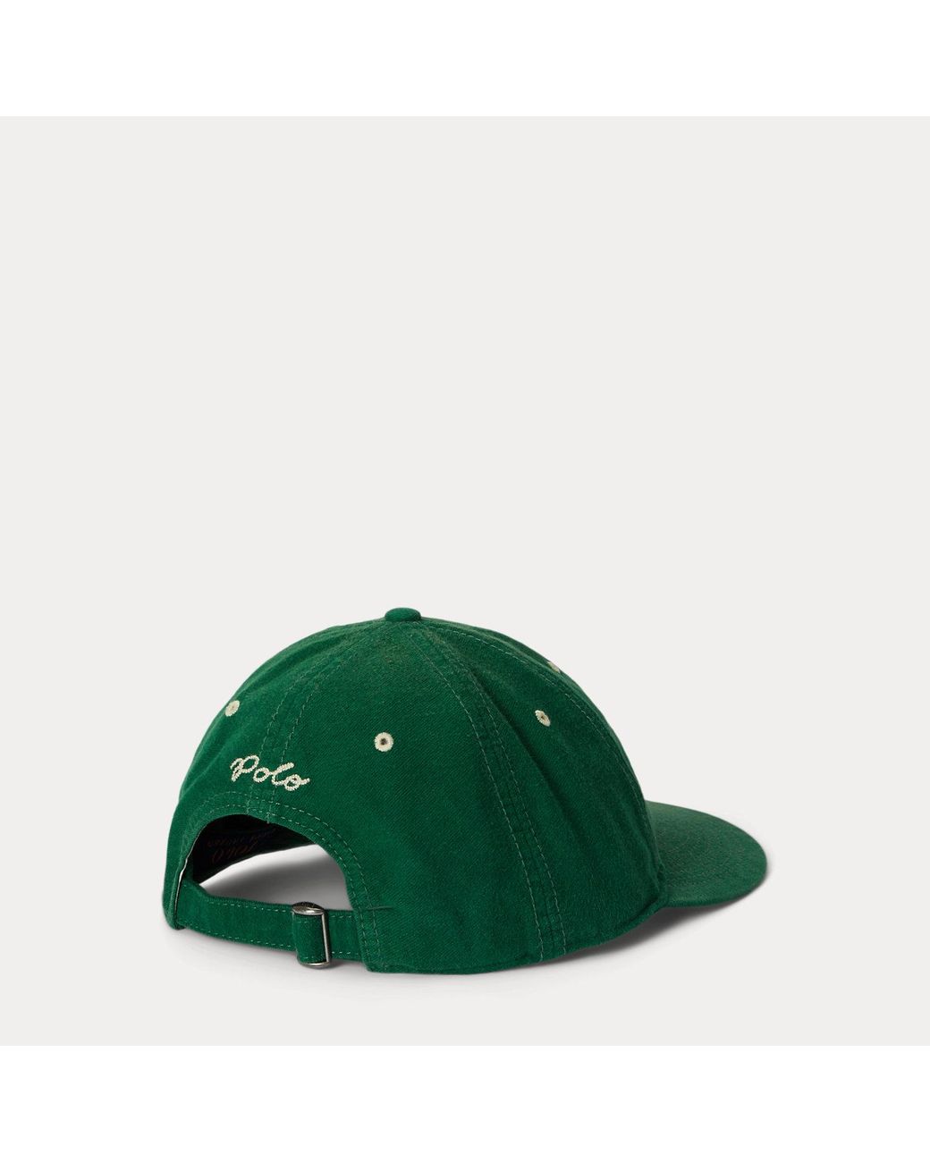 Polo Ralph Lauren Green Chamois Ball Cap for men