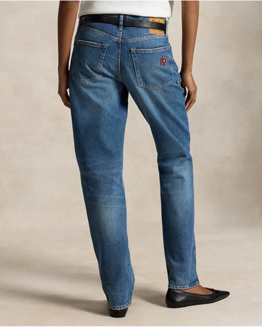 Ralph Lauren Blue Relaxed Straight Jean