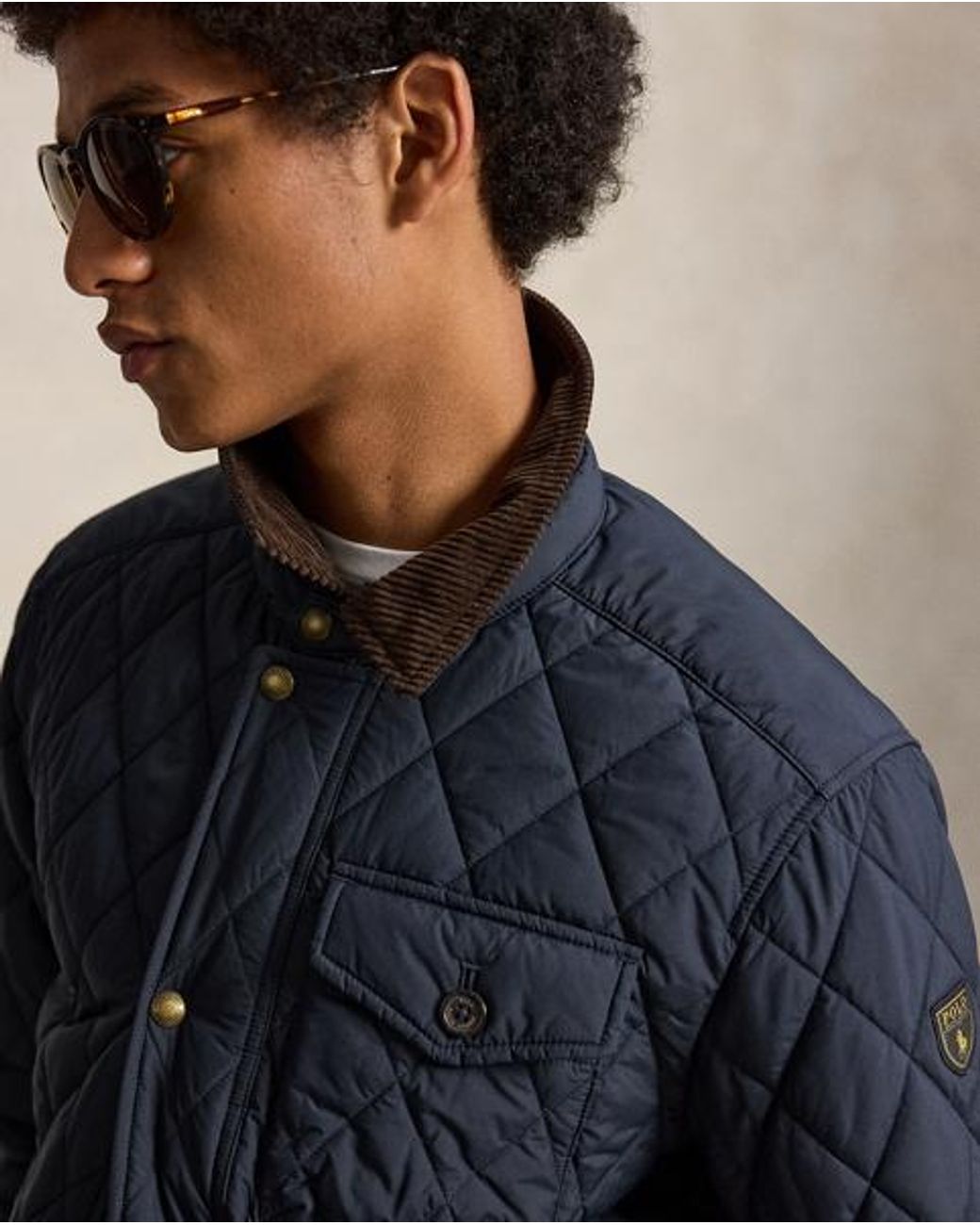Polo Ralph Lauren Blue Water-repellent Quilted Jacket for men