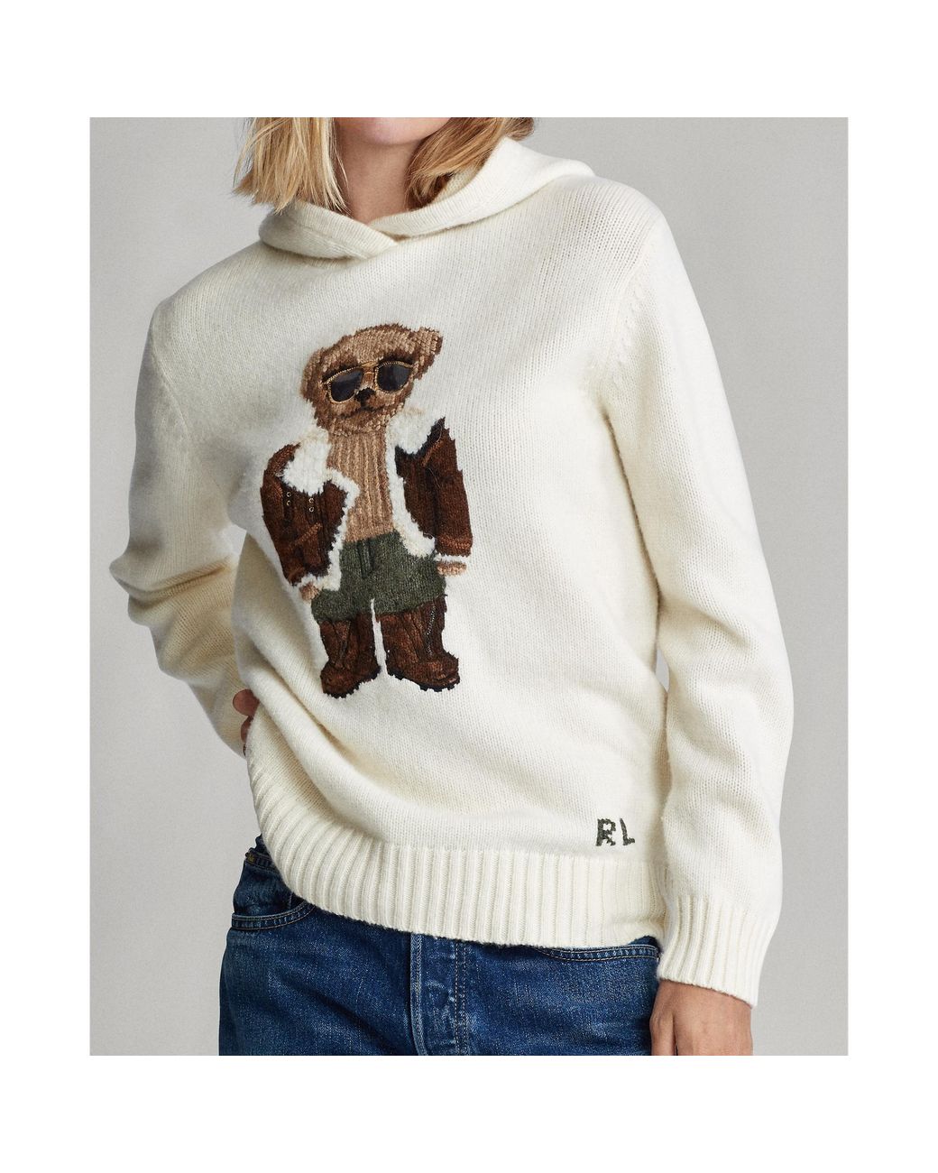 Ralph Lauren Aviator Polo Bear Knit 
