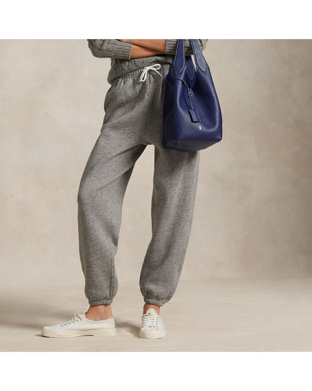 Polo Ralph Lauren Blue Drawstring Fleece Tracksuit Bottoms
