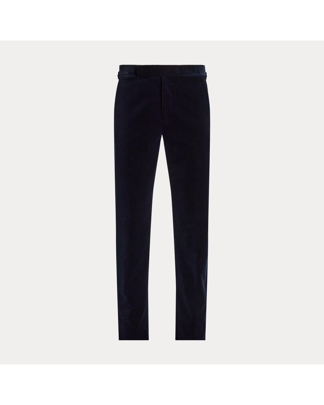 Ralph Lauren Blue Gregory Hand-Tailored Velvet Trousers for men