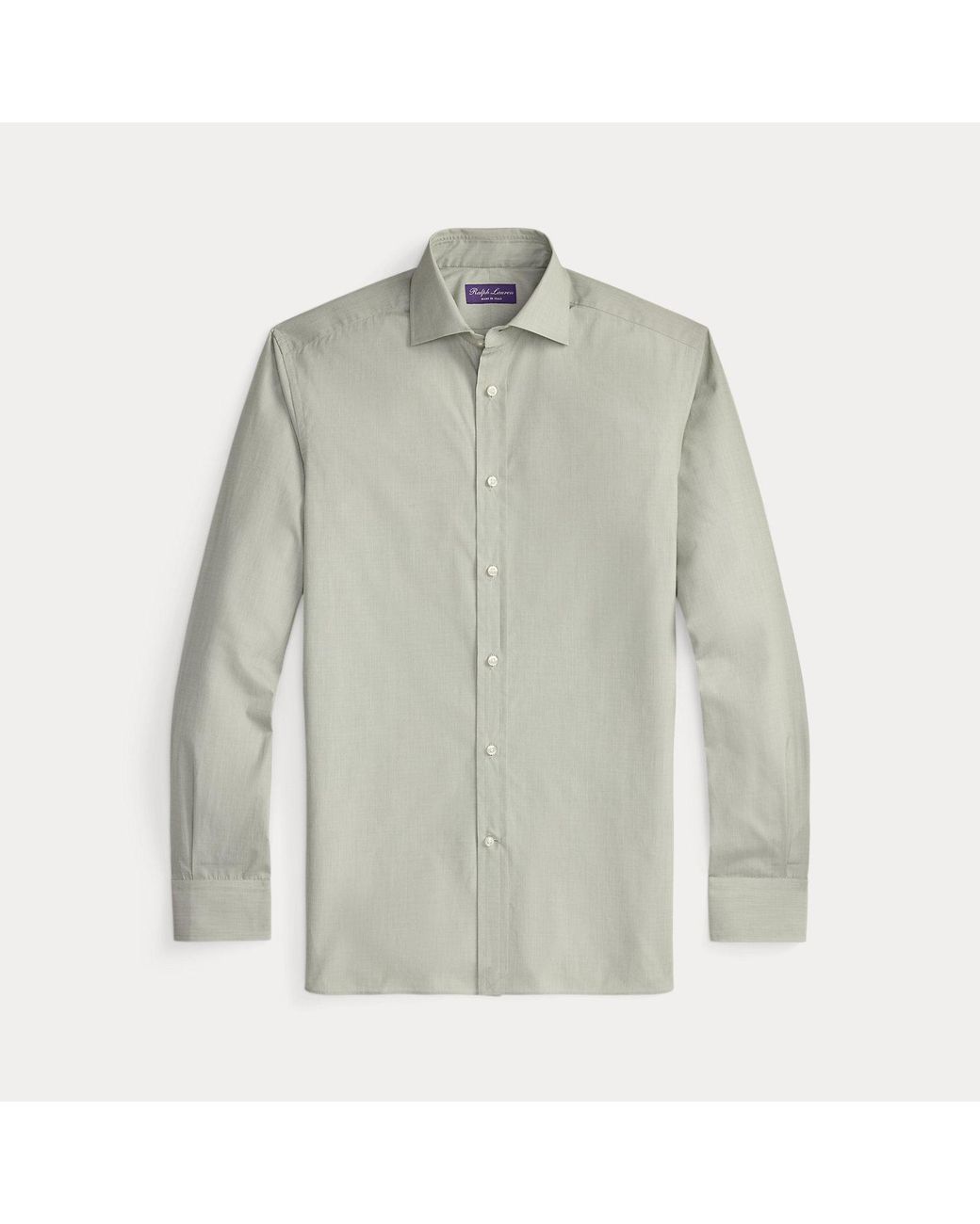Ralph Lauren Gray End-On-End Shirt for men