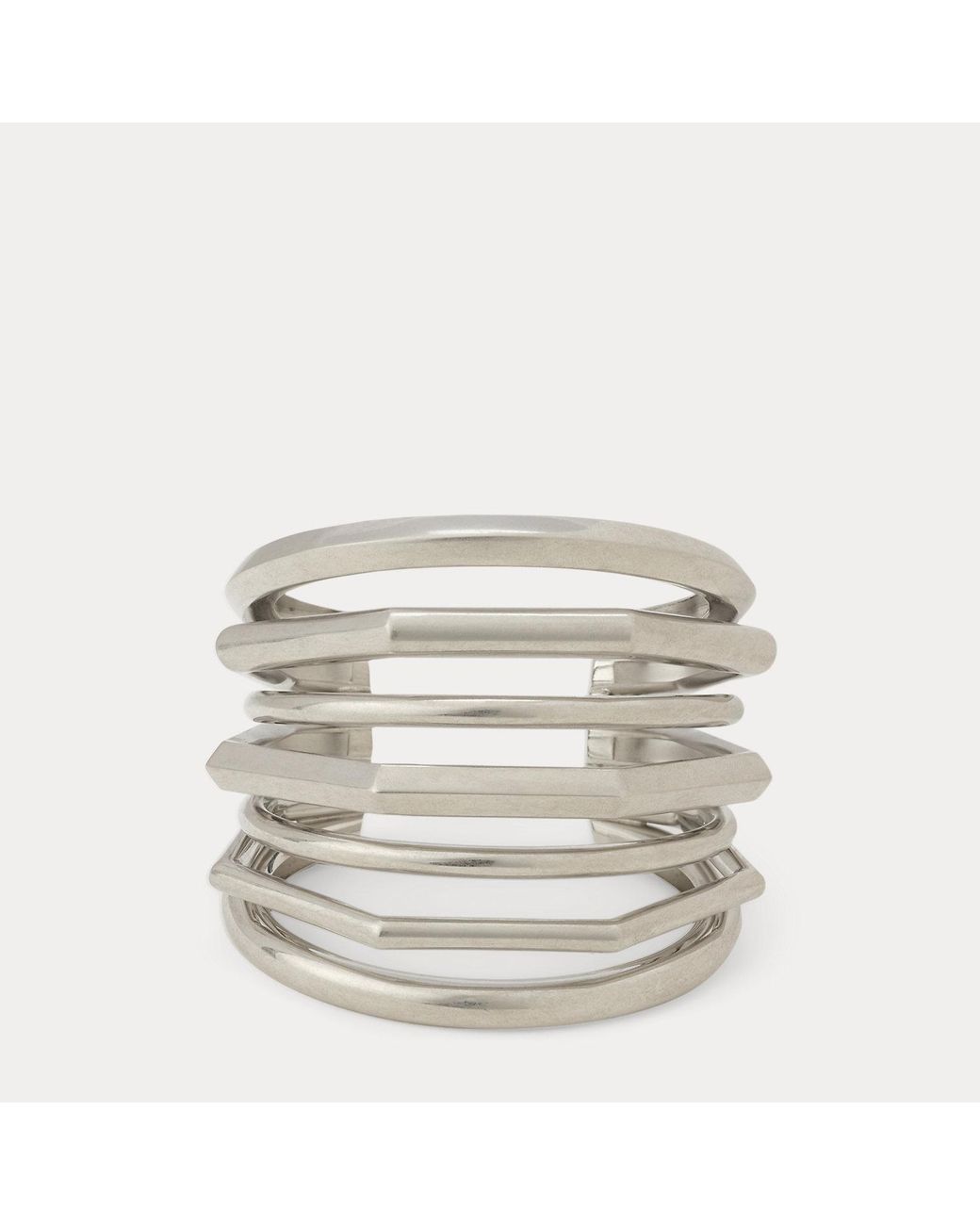 Ralph Lauren Metallic Antiqued-Tone Orbit Cuff
