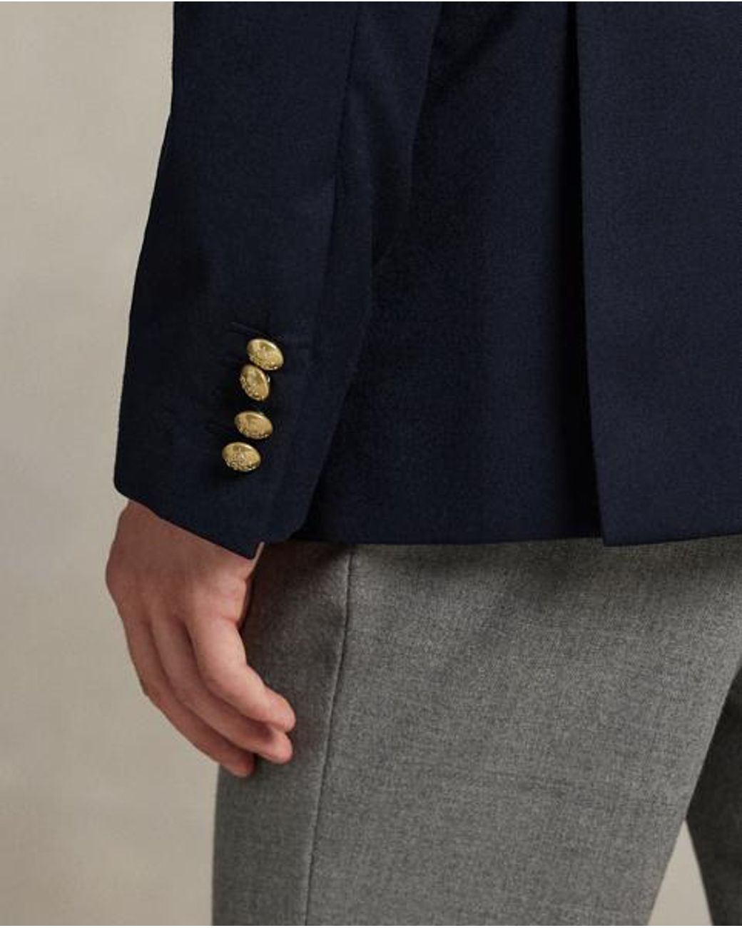 Polo Ralph Lauren Blue Polo Modern Fit Trench Blazer for men